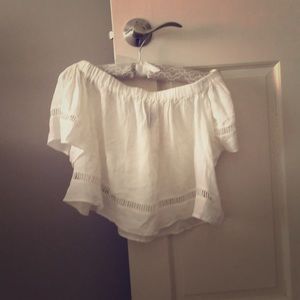 Off the shoulder shirt